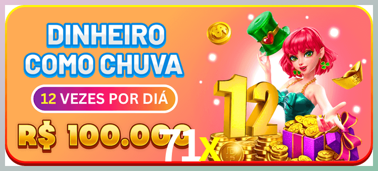 Aplicativo móvel 71x para iOS e Android